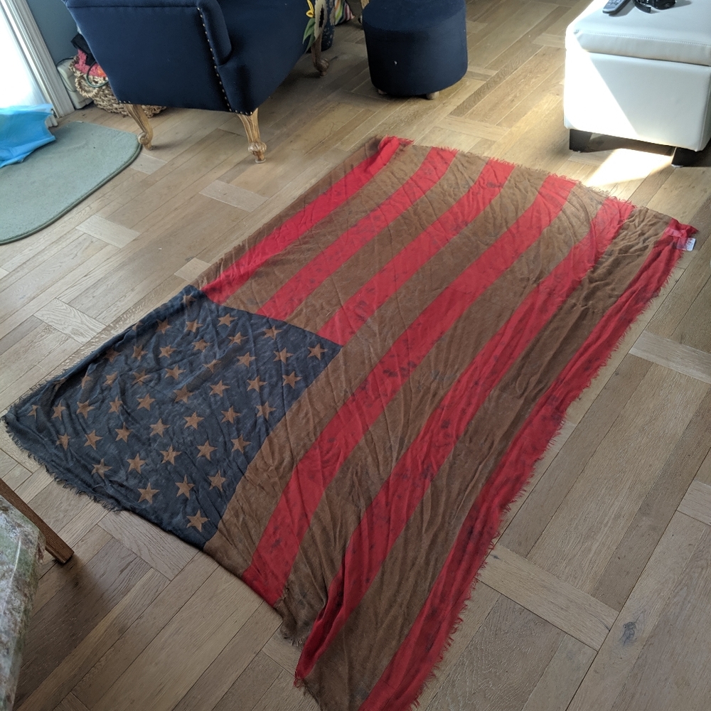 Free People American Flag Scarf